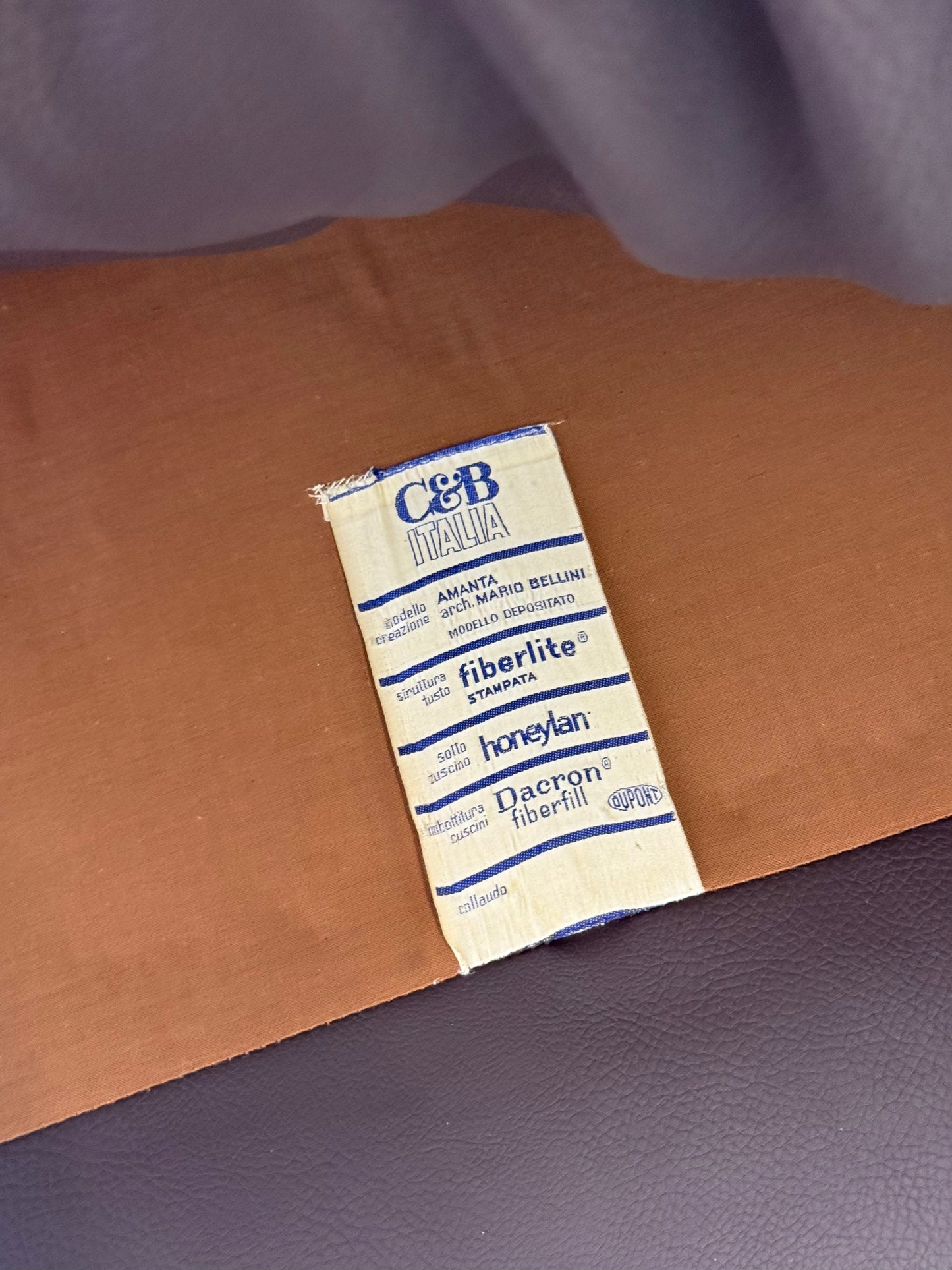 Complete Amanta set van Mario Bellini voor C&B Italia met originele salontafels