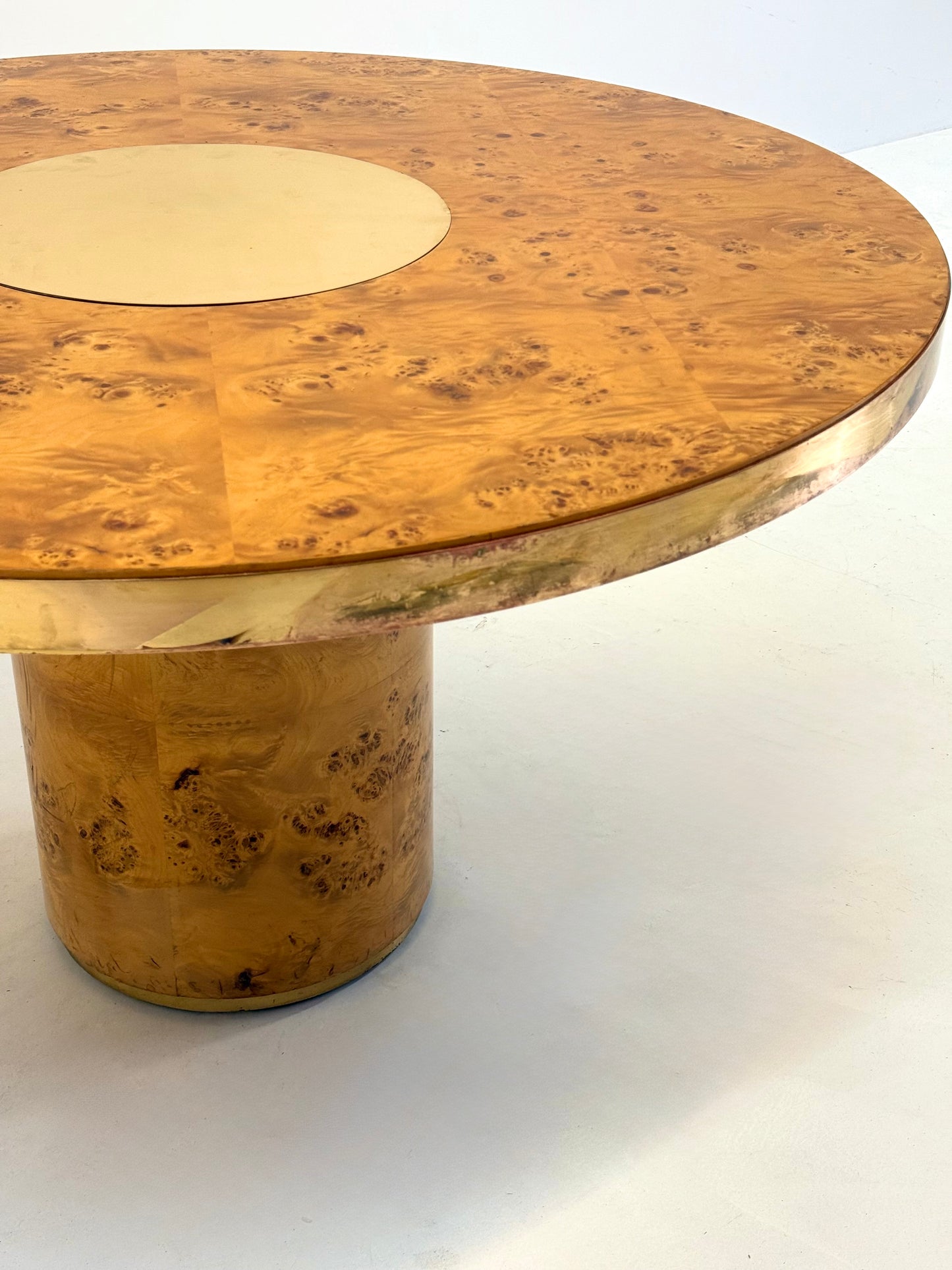 Ronde Eettafel Alveo door Willy Rizzo voor Mario Sabot