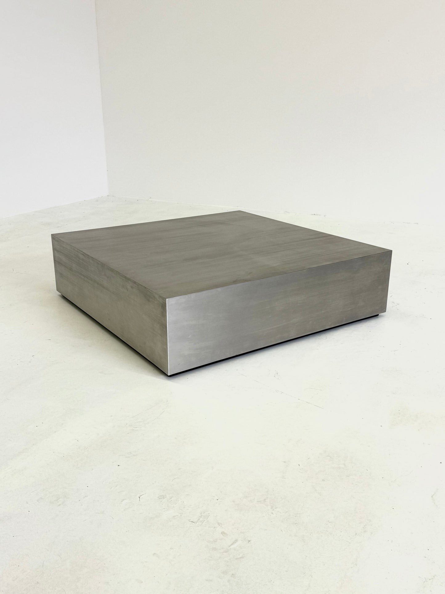 RVS vierkanten design salontafel