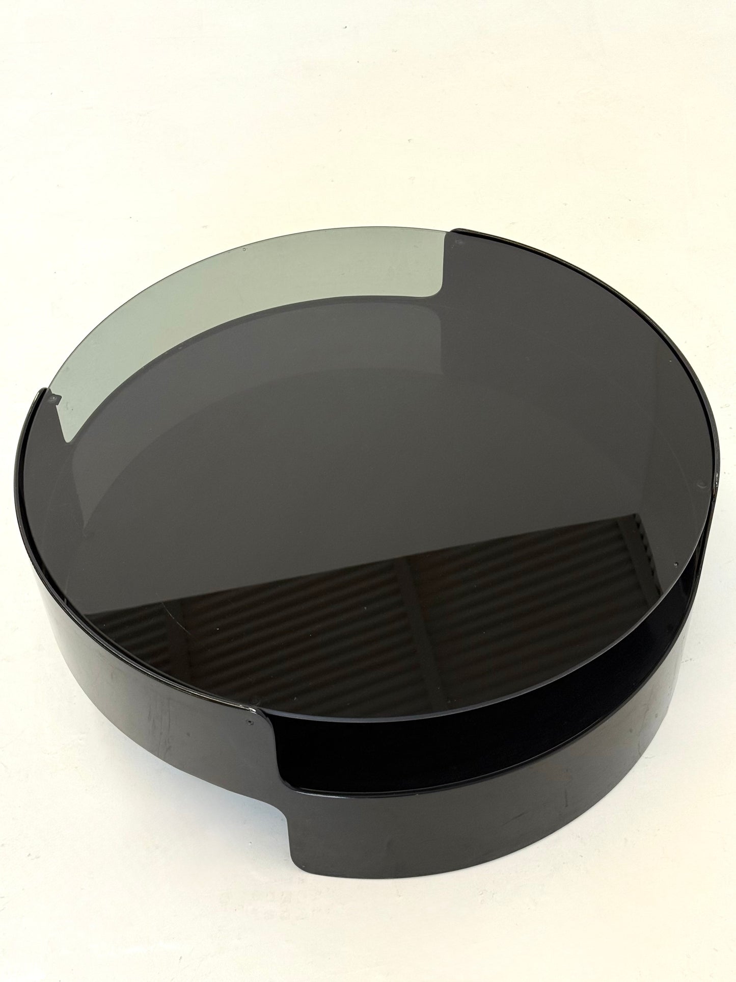 Zwarte space age salontafel van Erik van Buijtenen voor Nebu