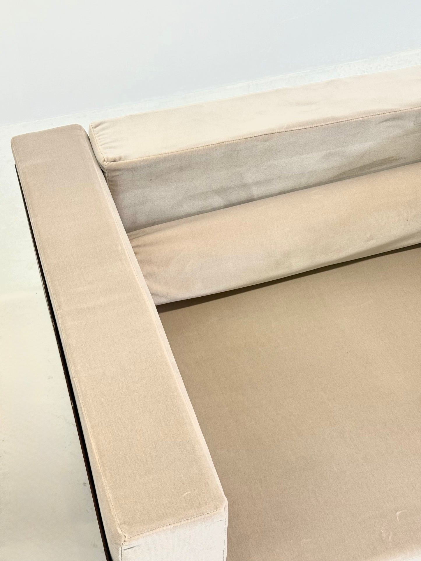 Set van 2 sculpturale Italiaanse metalen lounge stoelen