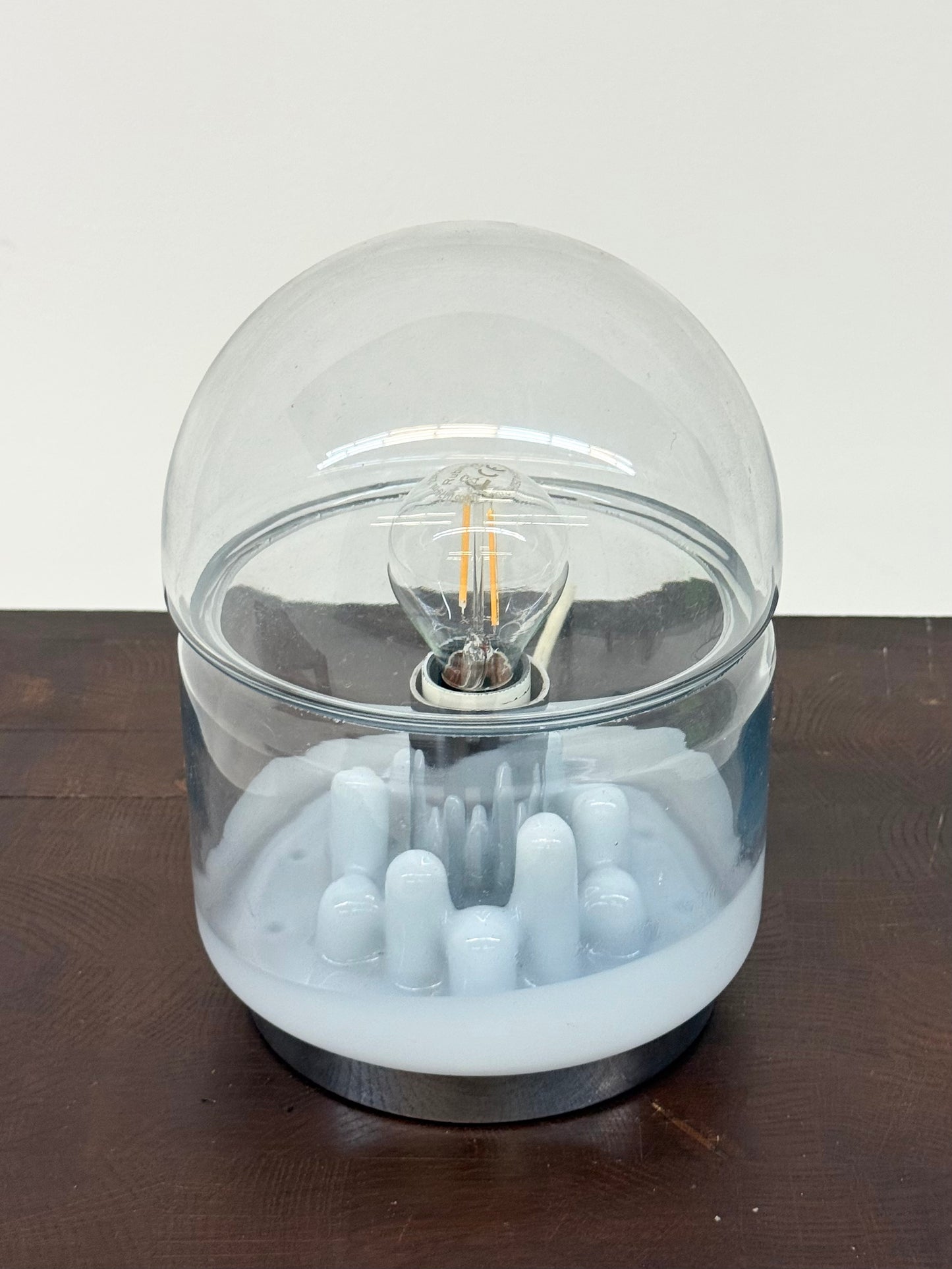 Italiaanse space age Murano glazen tafellamp