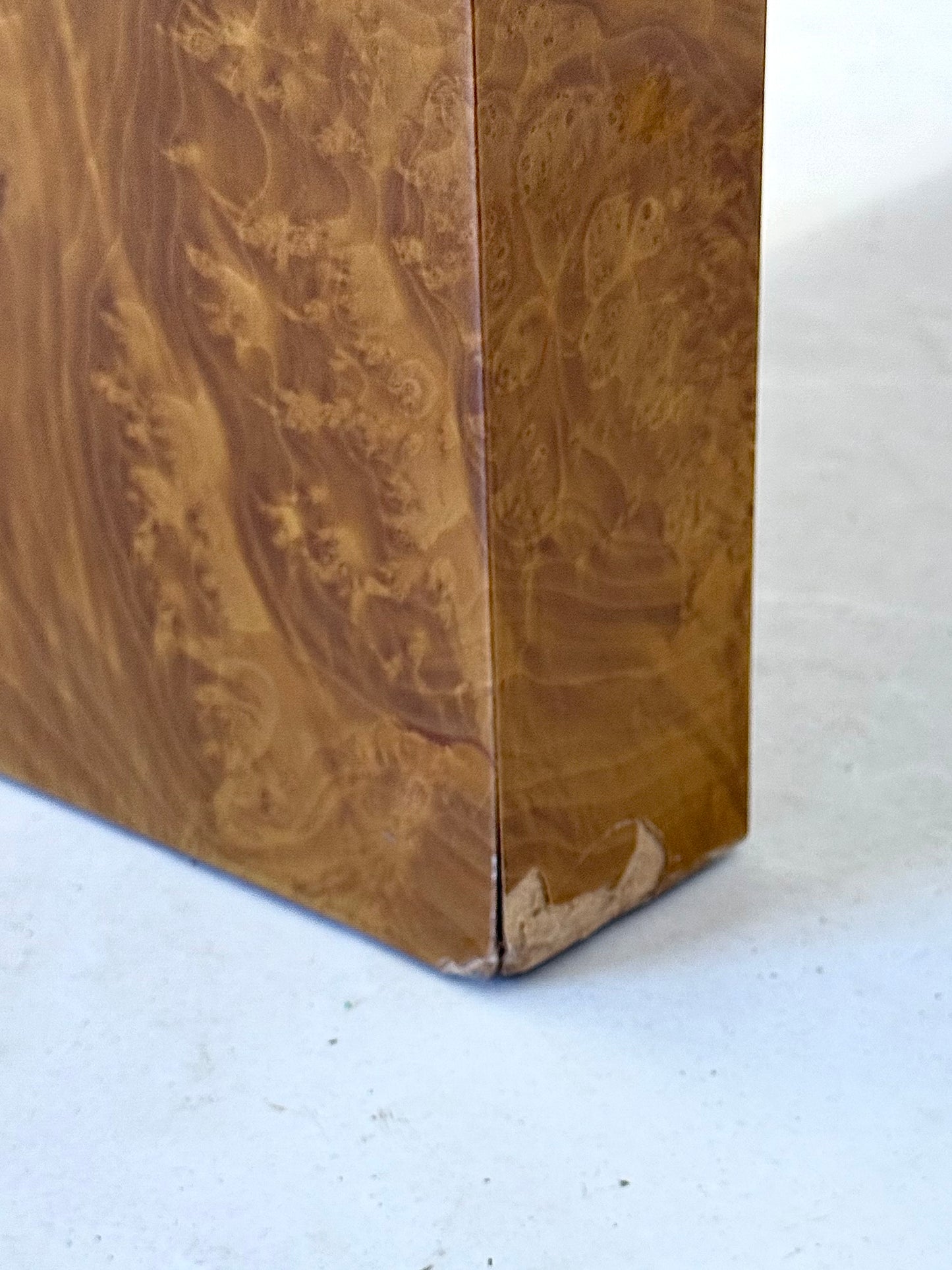 Console tafel met Burlwood van Selva