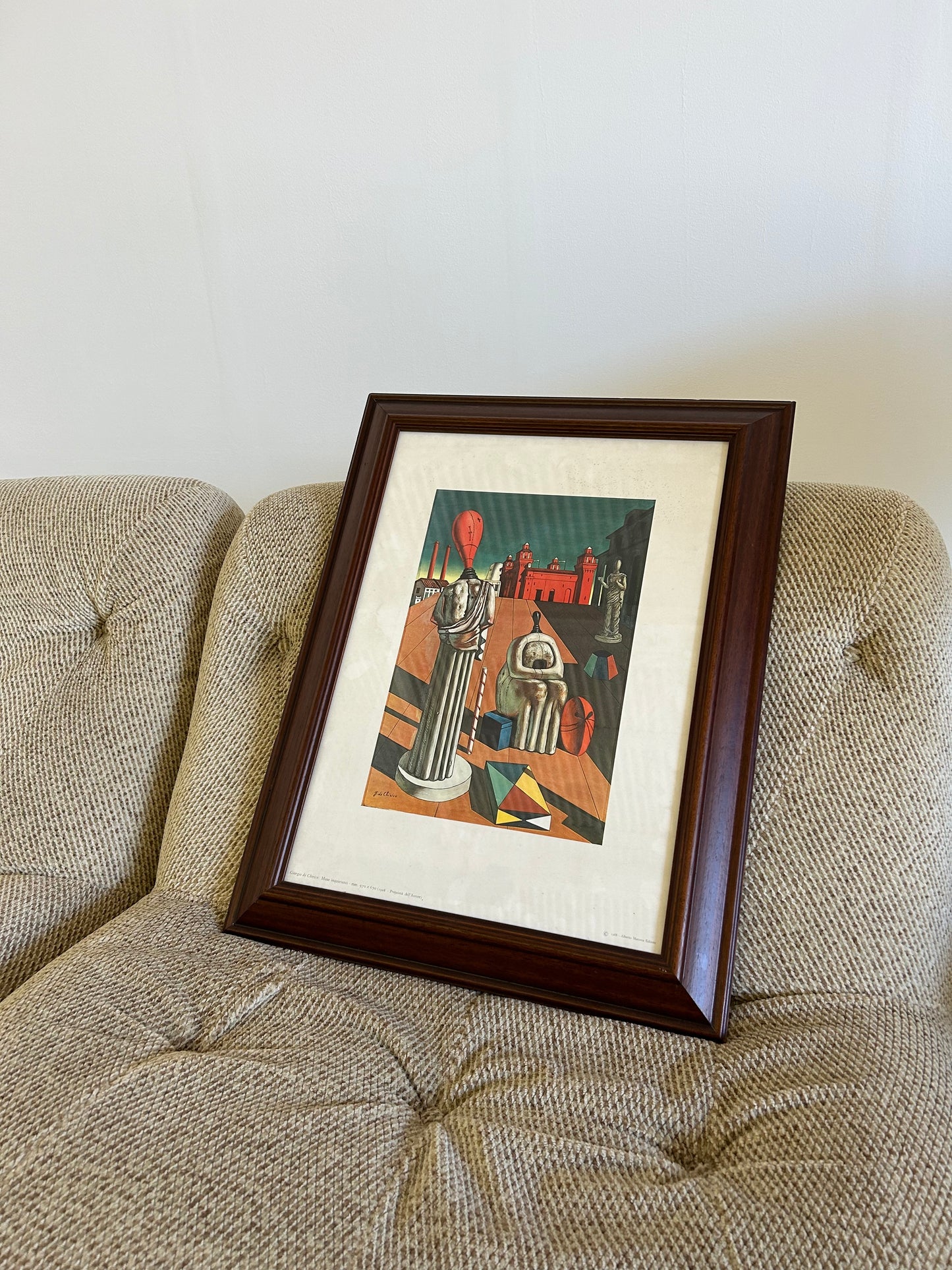 Kunstprint Giorgio de Chirico Verontrustende Muzen