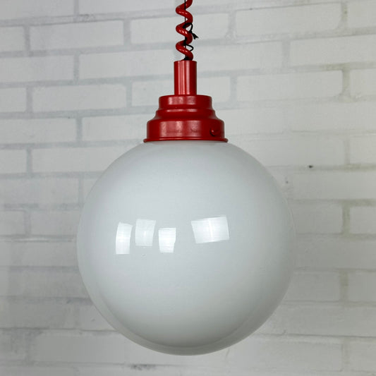 Space age opaline hanglamp