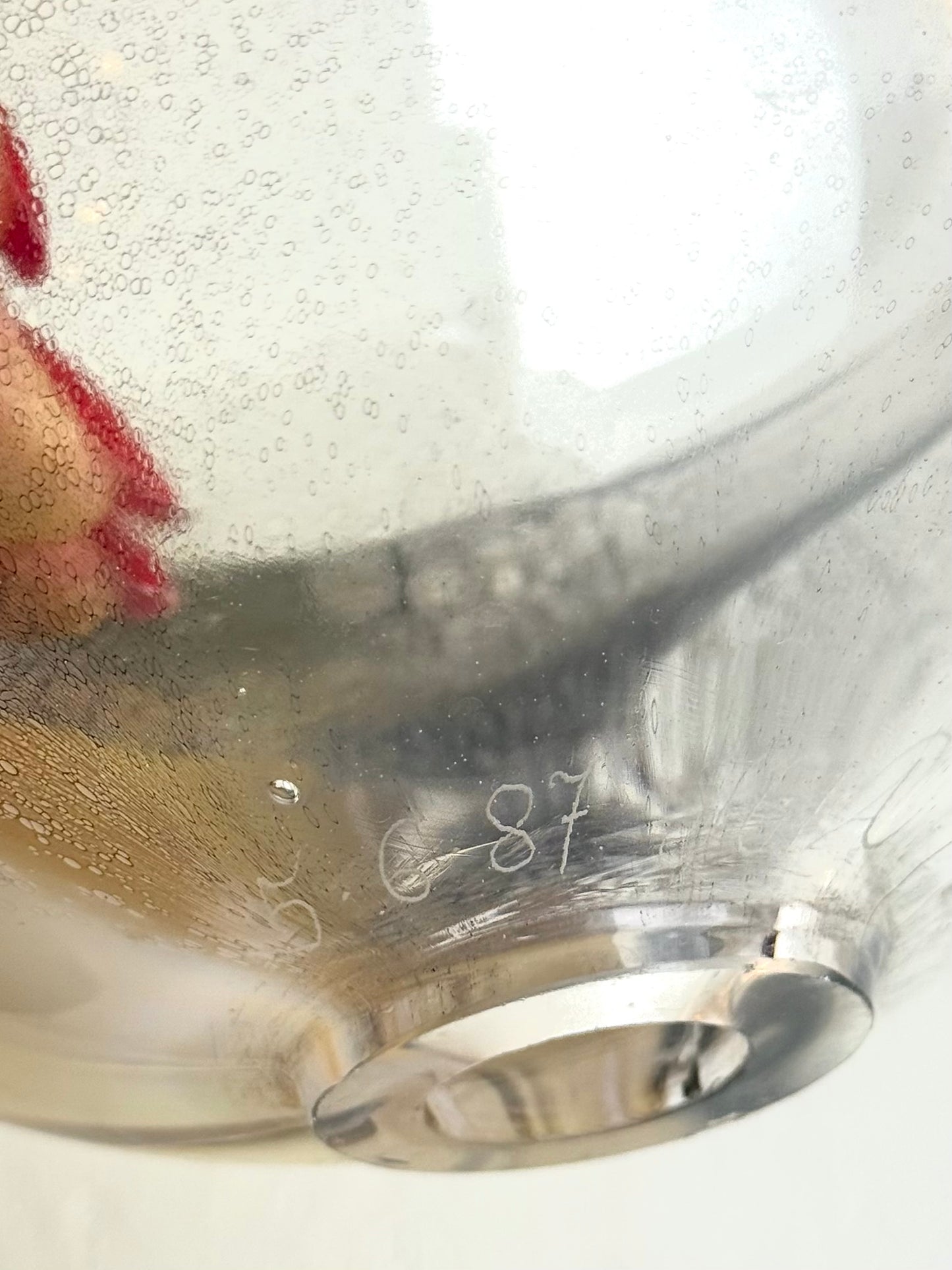 Willem Heesen glasobject Waterkant 1987