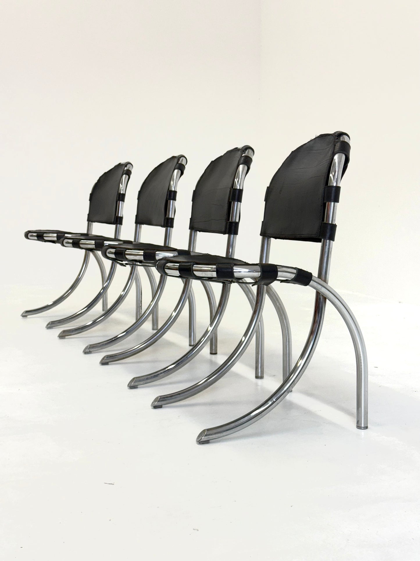 Set van 4 Medusa Eetkamerstoelen door Studio Tetrarch voor Alberto Bazzani