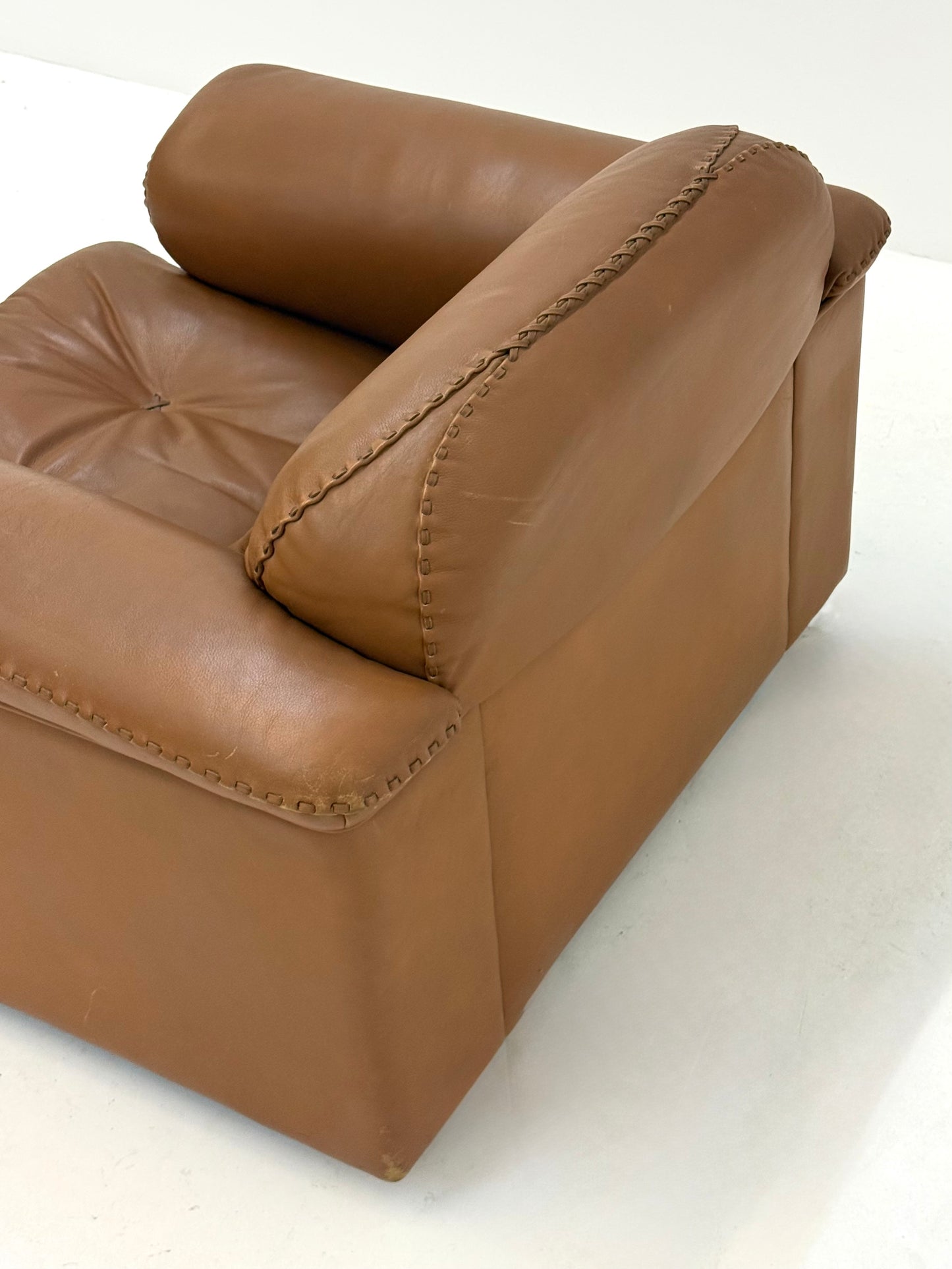 De Sede DS-101 camel bruin vintage fauteuils
