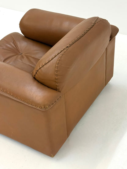 De Sede DS-101 camel bruin vintage fauteuils