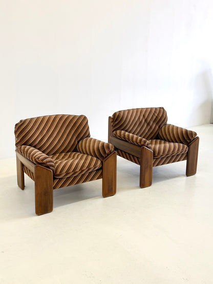 Sapporo fauteuil van Mario Marenco voor Mobil Girgi gestreept
