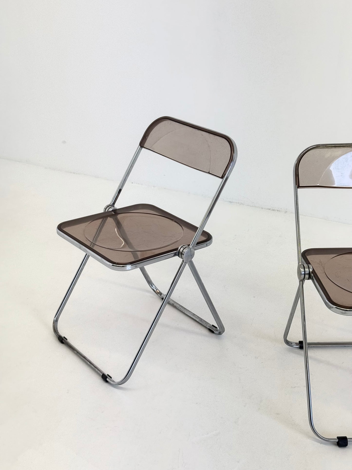 Set van 2 Plia klap stoelen voor Anonima Castelli van Giancarlo Piretti