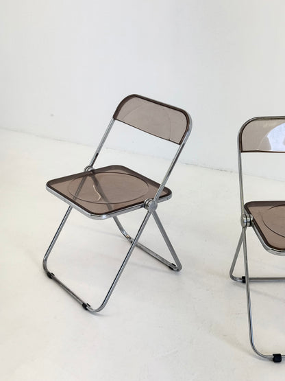 Set van 2 Plia klap stoelen voor Anonima Castelli van Giancarlo Piretti