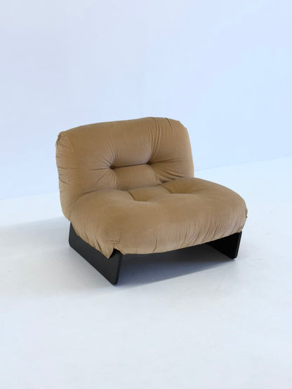 Vier modulaire fauteuils door Giuseppe Munari voor Poltrona Munari