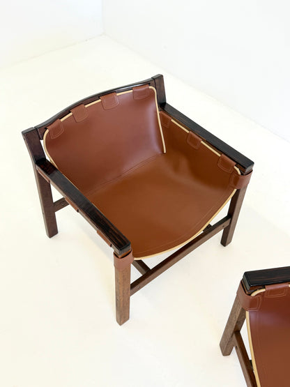 Safari Lounge Chairs van Carlo Hauner voor Forma