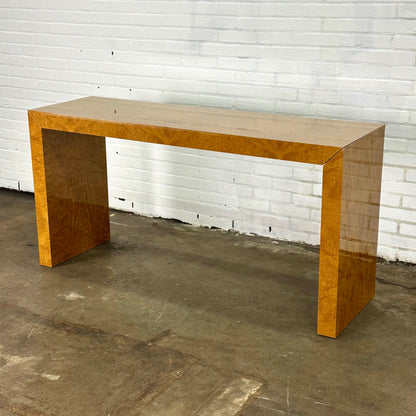 Console tafel met Burlwood van Selva