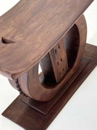 Ghanese Ahanti Afrikaans Houten Kruk