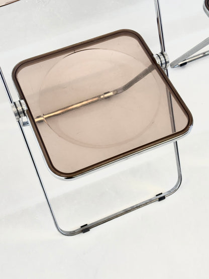 Set van 2 Plia klap stoelen voor Anonima Castelli van Giancarlo Piretti
