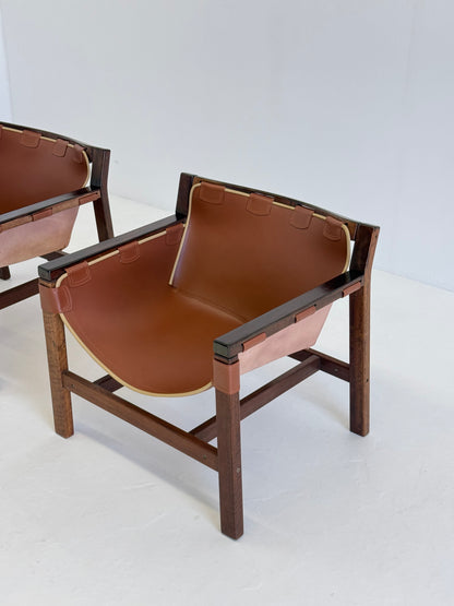 Safari Lounge Chairs van Carlo Hauner voor Forma