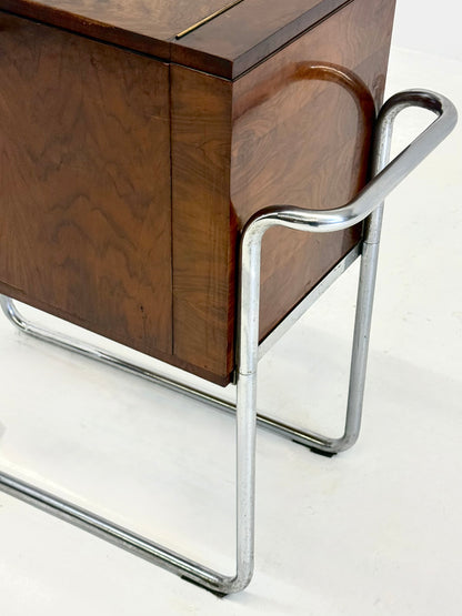 Italiaanse walnoot bar kast van Cova Milano