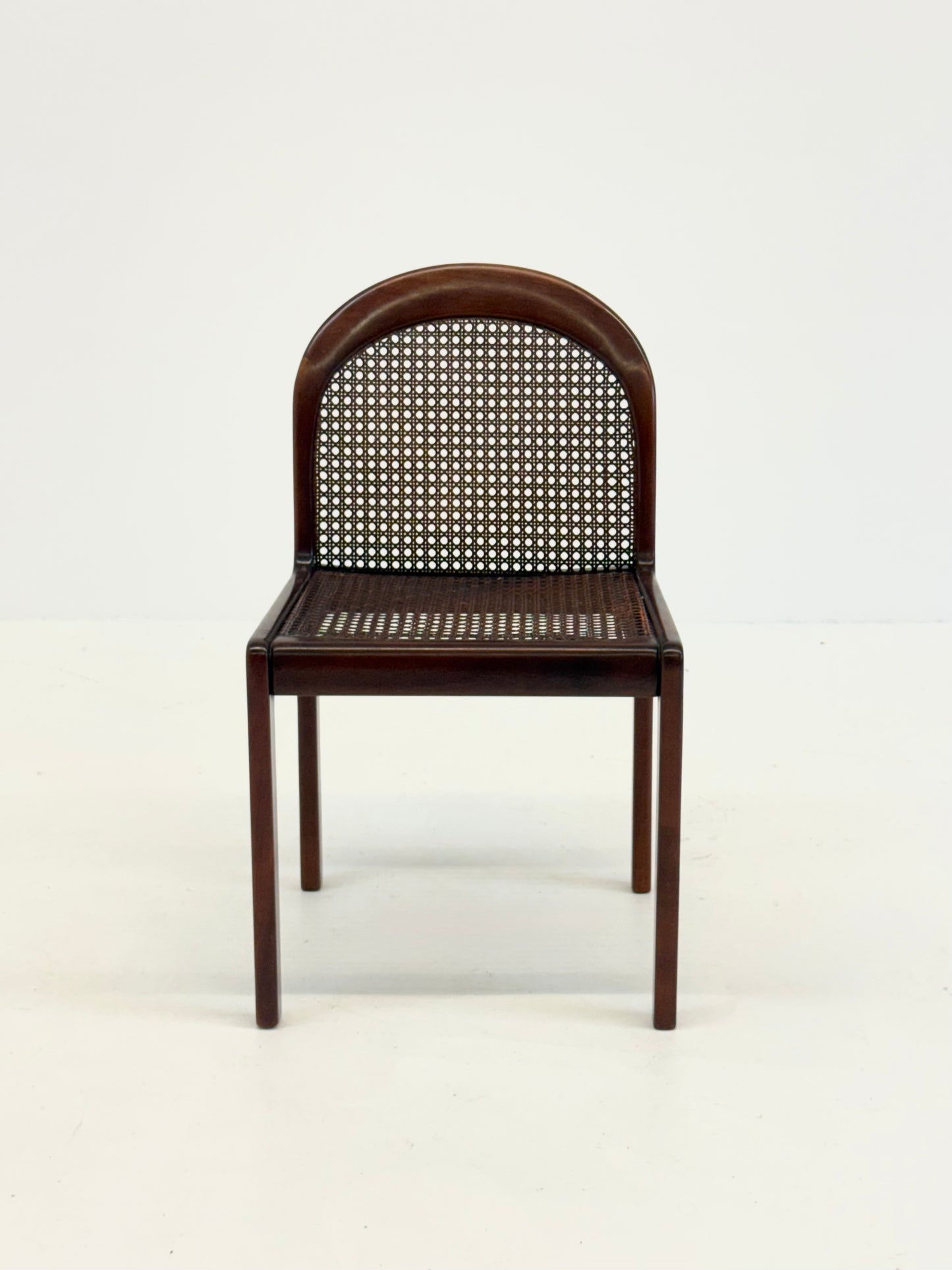 Set van vier Mid-Century eetkamerstoelen van Lübke