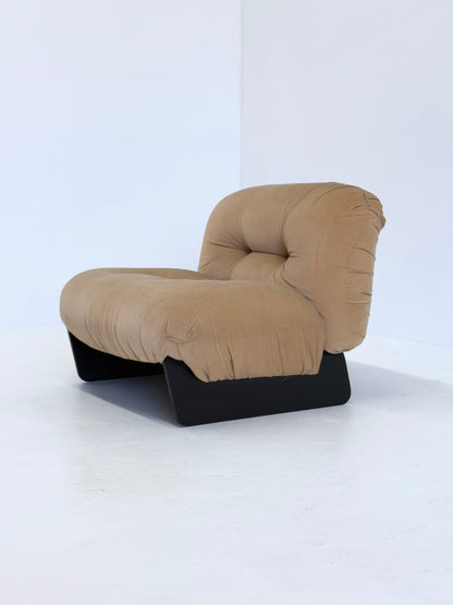 Vier modulaire fauteuils door Giuseppe Munari voor Poltrona Munari