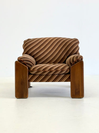 Sapporo fauteuil van Mario Marenco voor Mobil Girgi gestreept