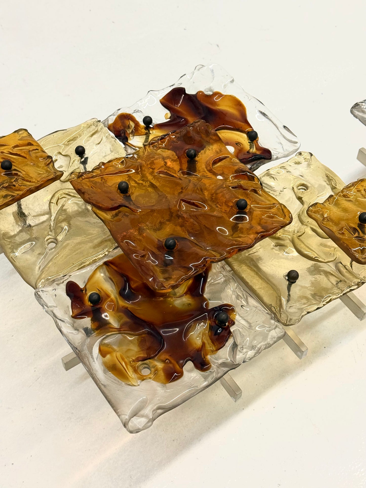 Patchwork wandlampen door Toni Zuccheri voor Venini