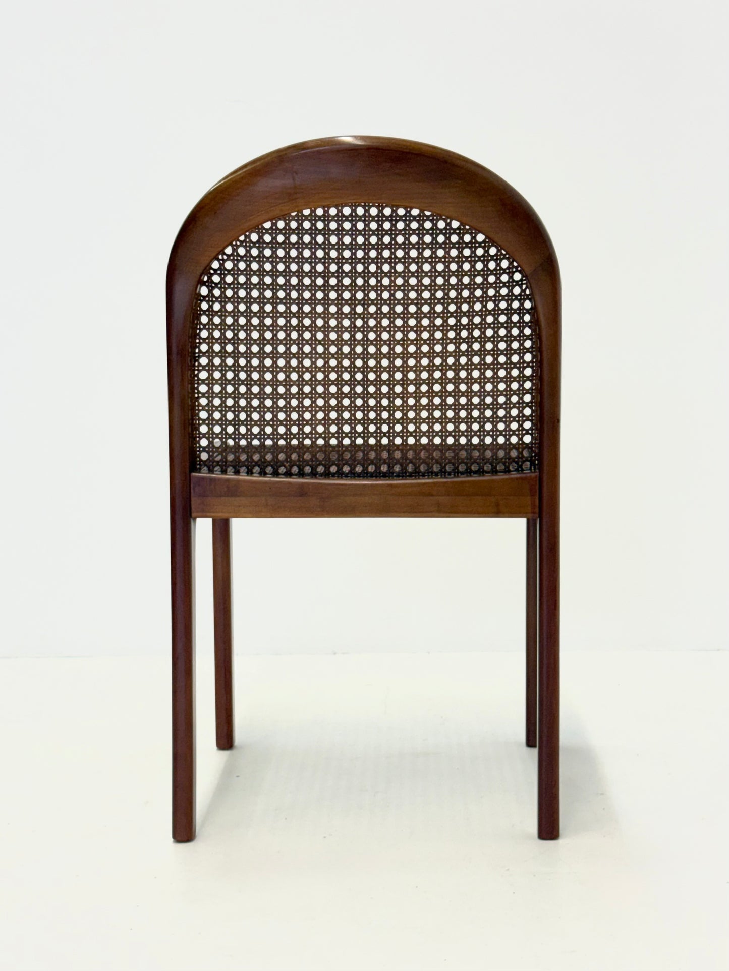 Set van vier Mid-Century eetkamerstoelen van Lübke