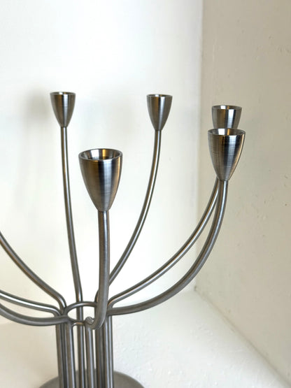 IKEA Vintage RVS Kandelaar Knut & Marianne Hagberg