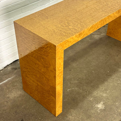 Console tafel met Burlwood van Selva