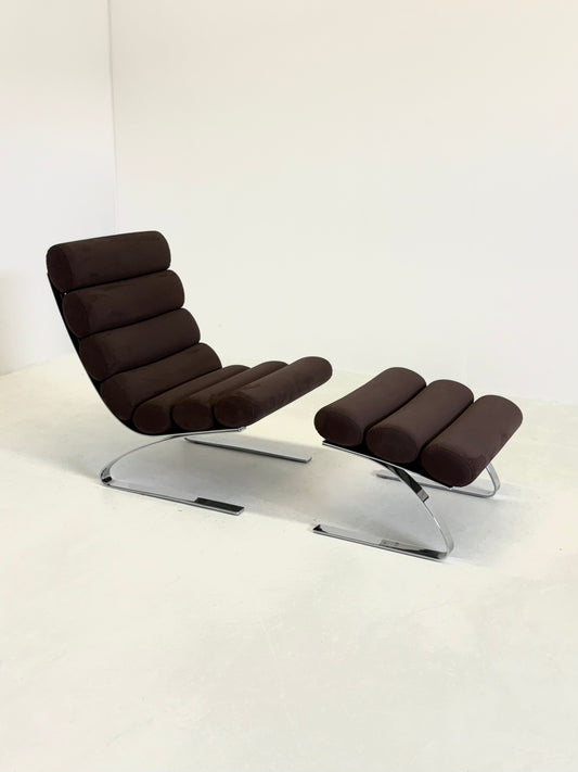 Sinus fauteuil van Reinhold Adolf & Hans-Jürgen Schröpfer voor COR