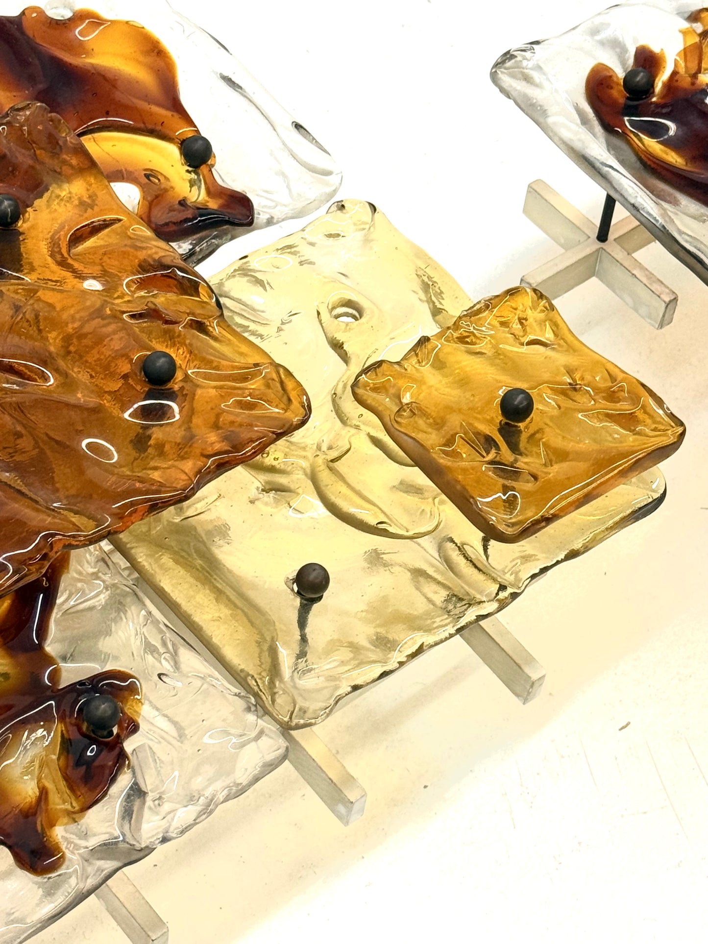 Patchwork wandlampen door Toni Zuccheri voor Venini