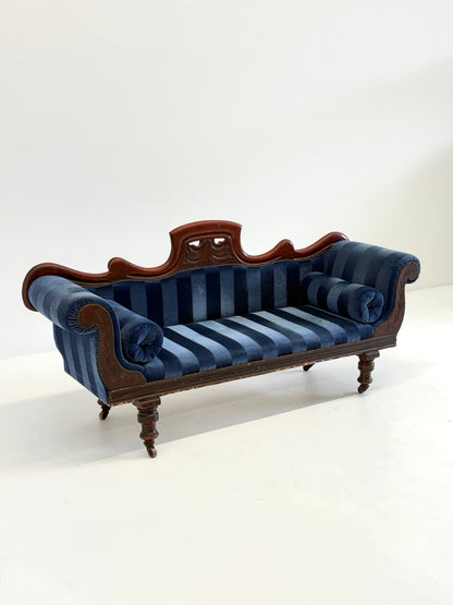 Antieke Victoriaanse Chaise Longue / Méridienne