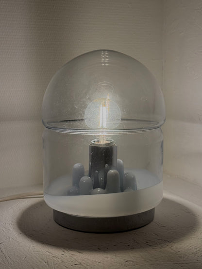 Italiaanse space age Murano glazen tafellamp