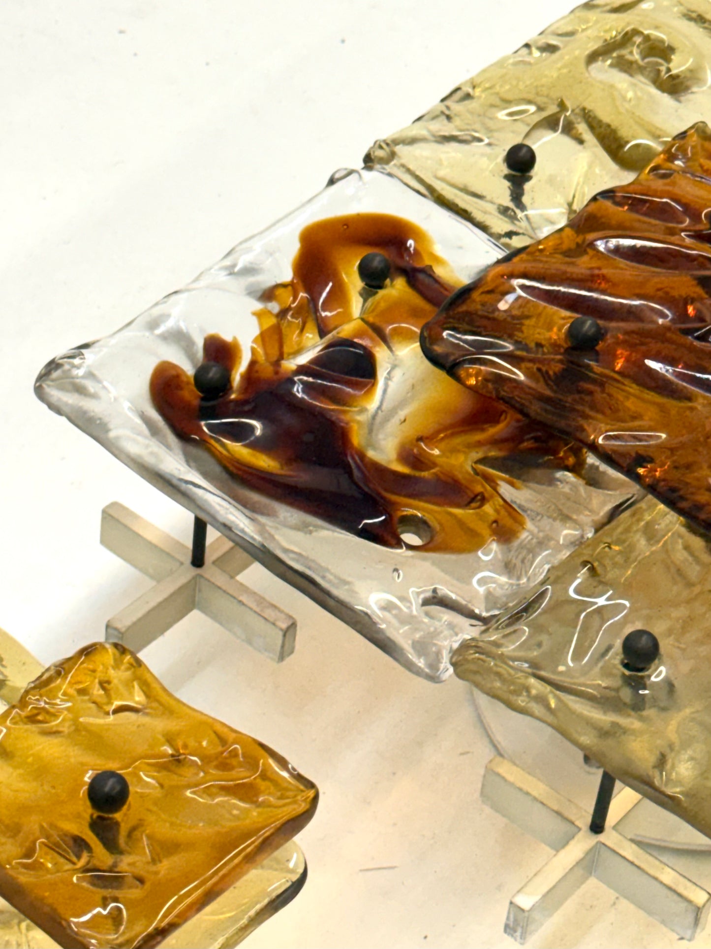 Patchwork wandlampen door Toni Zuccheri voor Venini