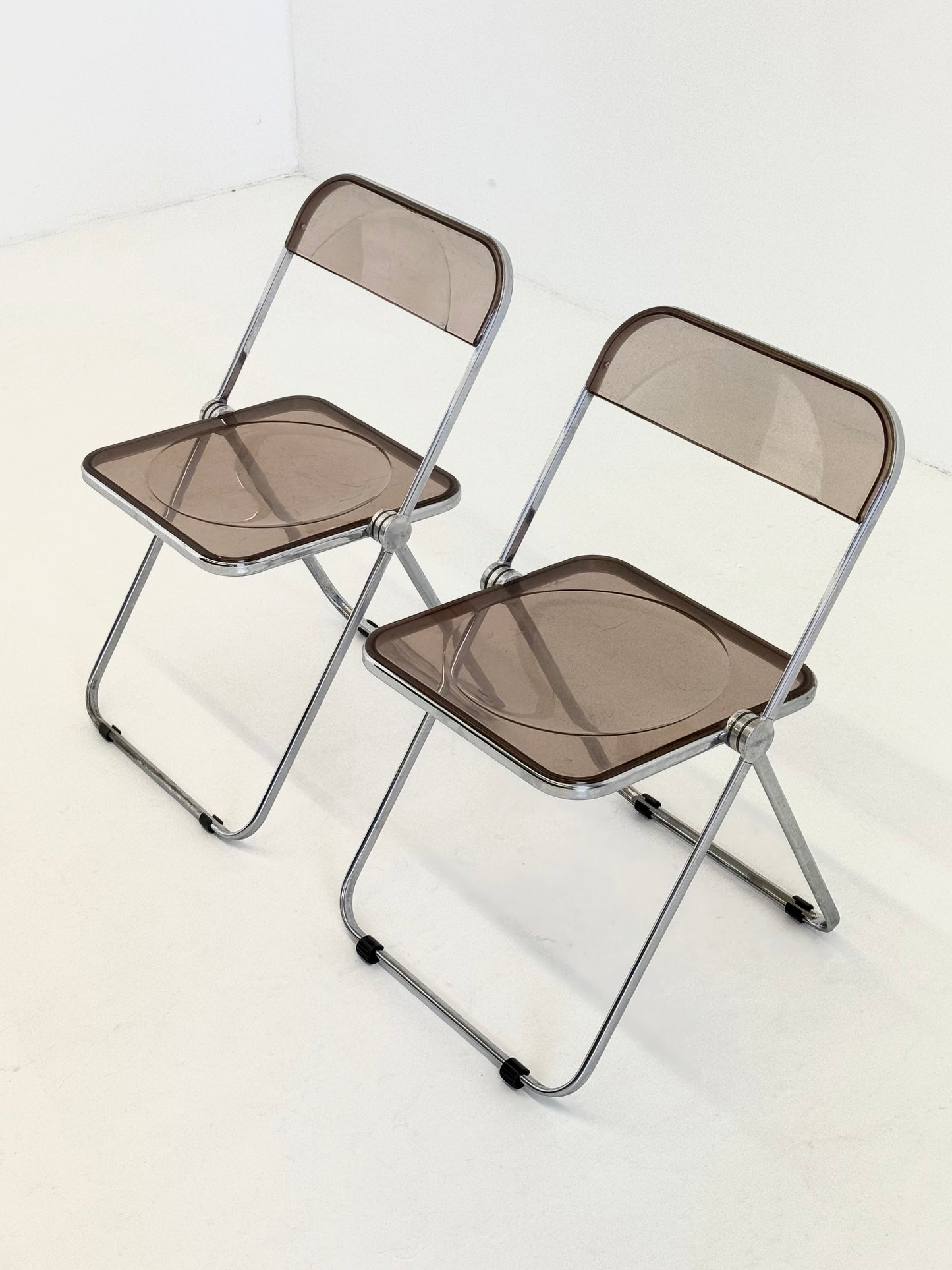 Set van 2 Plia klap stoelen voor Anonima Castelli van Giancarlo Piretti