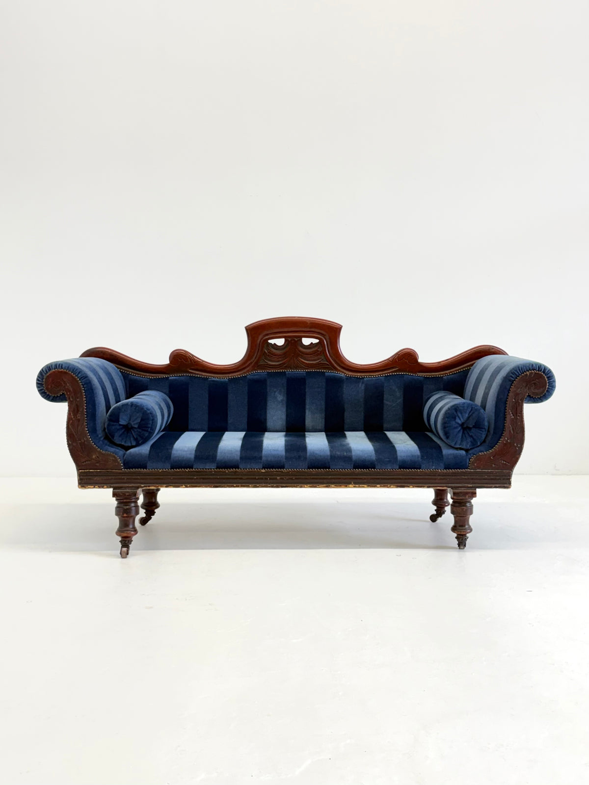 Antieke Victoriaanse Chaise Longue / Méridienne