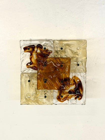 Patchwork wandlampen door Toni Zuccheri voor Venini