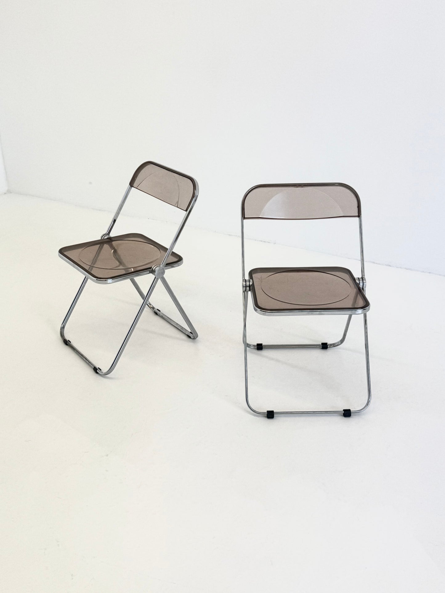 Set van 2 Plia klap stoelen voor Anonima Castelli van Giancarlo Piretti