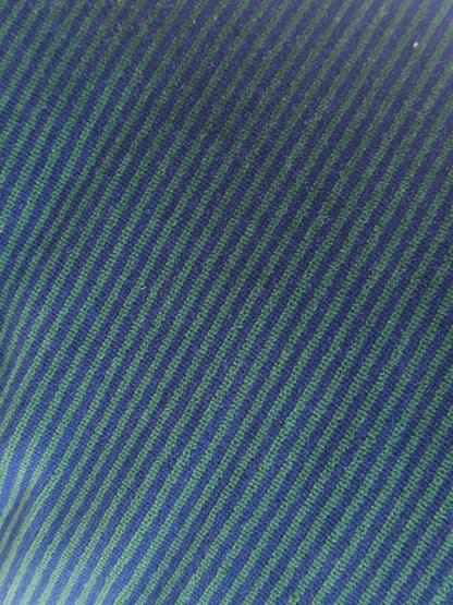 Blauw groen gestreepte Cassina Maralunga 2-zits bank door Vico Magistretti