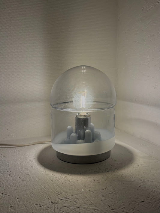 Italiaanse space age Murano glazen tafellamp