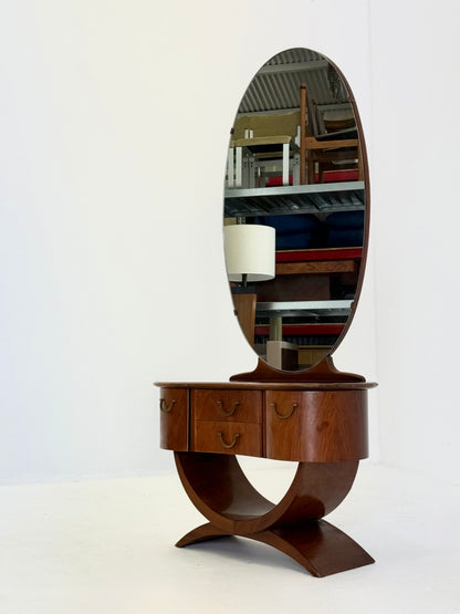 Art Deco Kaptafel van A A Patijn voor Zijlstra Joure uit de Jaren 30