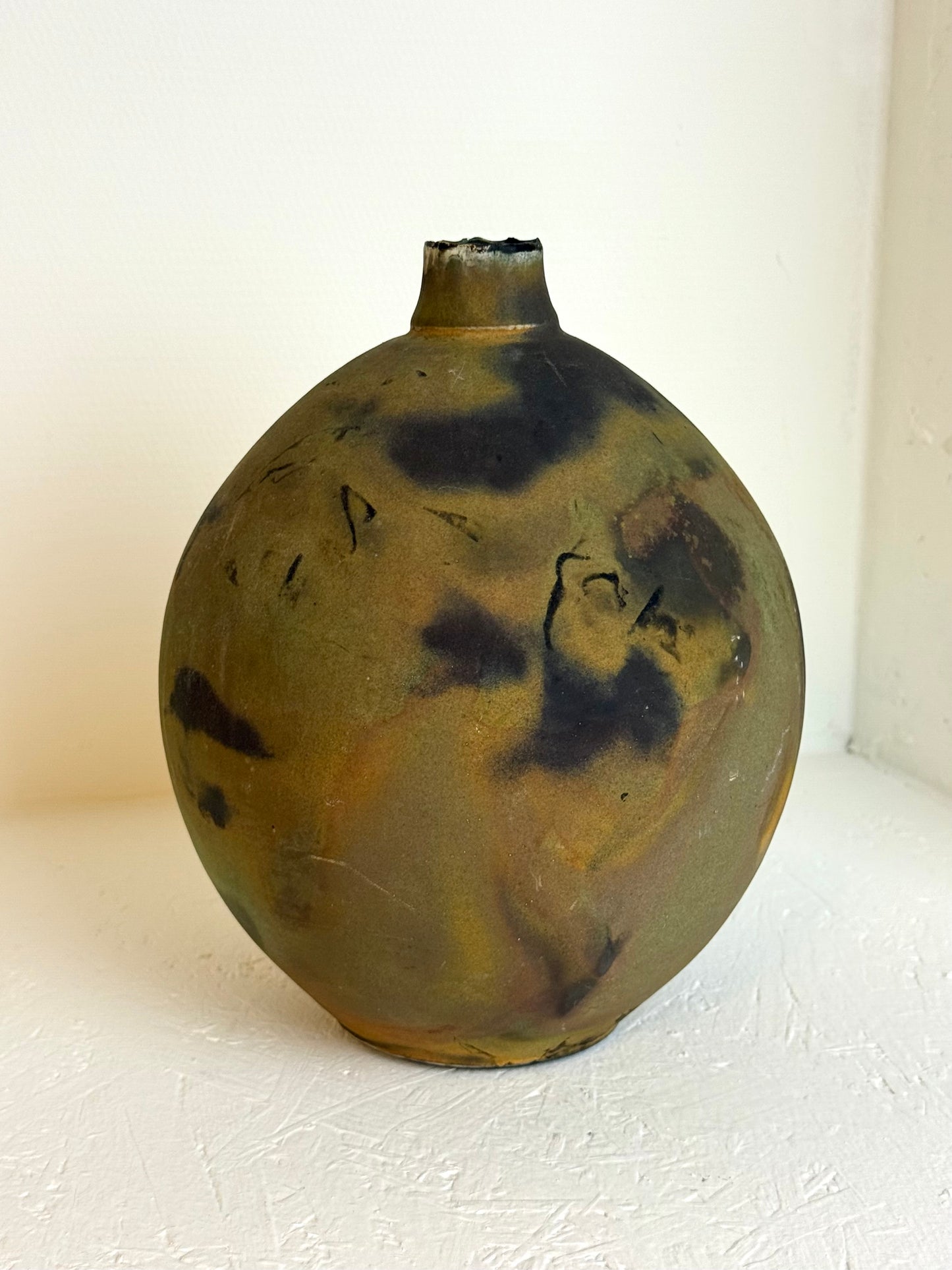 Vintage Japanse Aardewerk Vaas