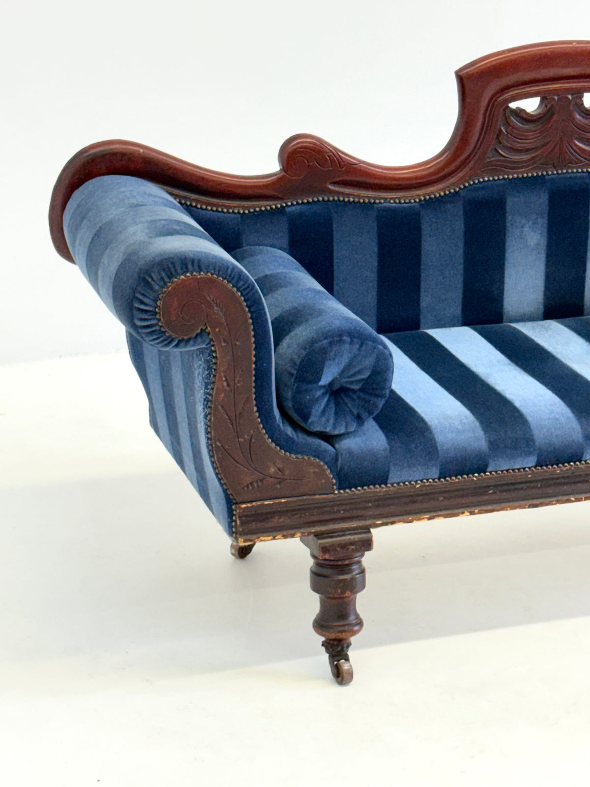 Antieke Victoriaanse Chaise Longue / Méridienne