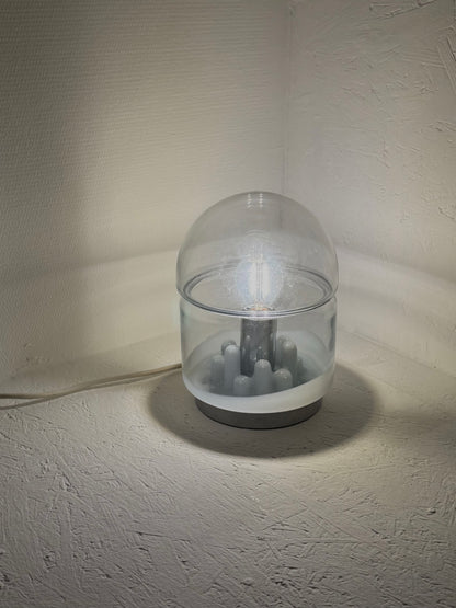 Italiaanse space age Murano glazen tafellamp