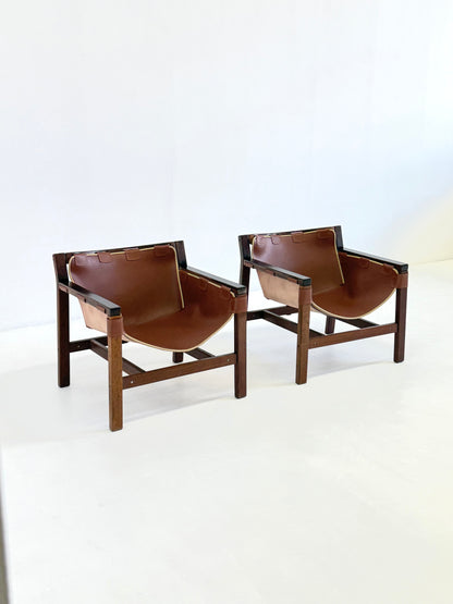 Safari Lounge Chairs van Carlo Hauner voor Forma
