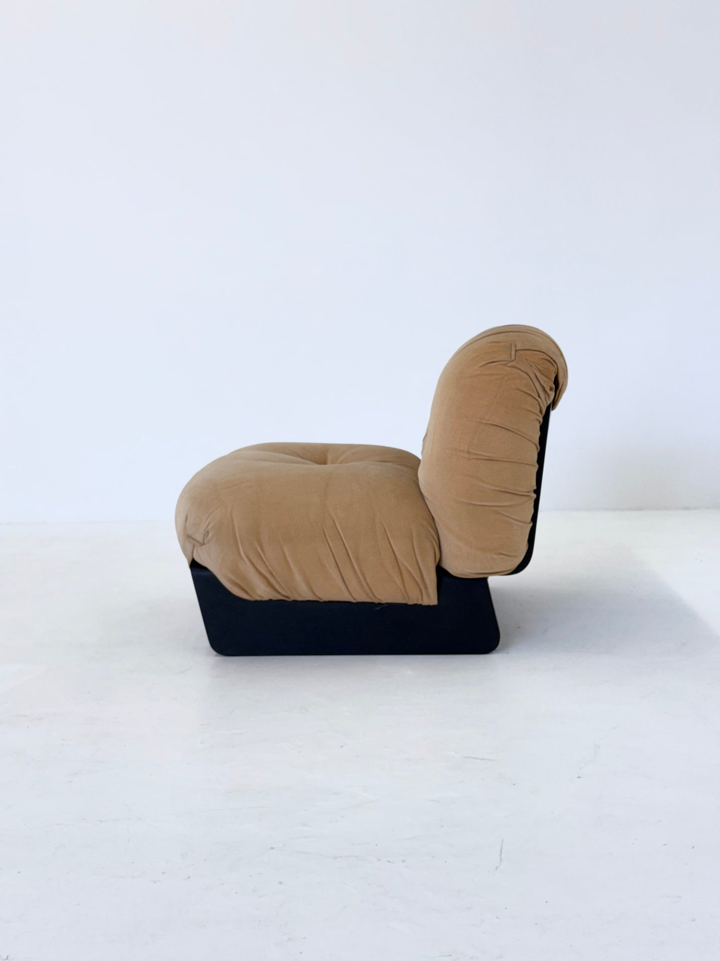 Vier modulaire fauteuils door Giuseppe Munari voor Poltrona Munari