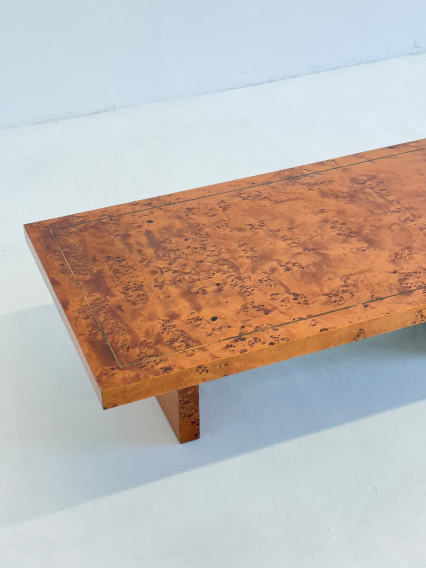 Vintage Salontafel van Smania in Wortelhout