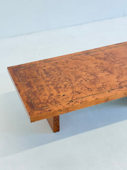 Vintage Salontafel van Smania in Wortelhout