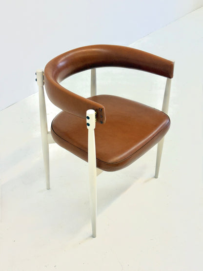 Vintage eettafel stoelen van A. Dal Vera e Figli & door Flam Sansoni